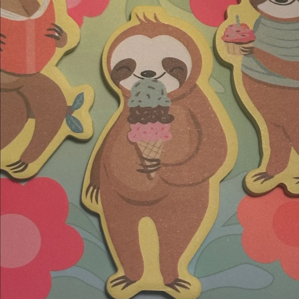 Set of 2 Sloth Page Markers